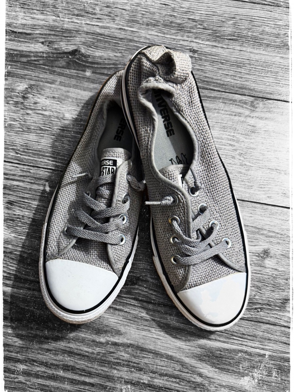 Converse Gray Low-Top Sneakers